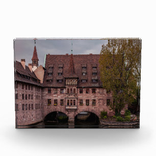 Historic building at sunset in Nuremberg, Germany Photo Block