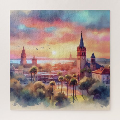 Historic Charm of St Augustine Jigsaw Puzzle