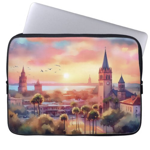 Historic Charm of St Augustine Laptop Sleeve