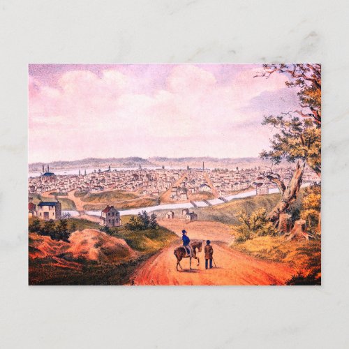 Historic Cincinnati Ohio 1841 Postcard
