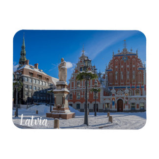 Historic city center in Riga, Latvia Magnet