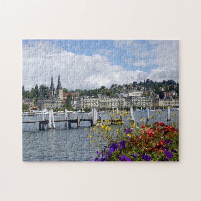 Historic city center of Lucerne Jigsaw Puzzle (Horizontal)