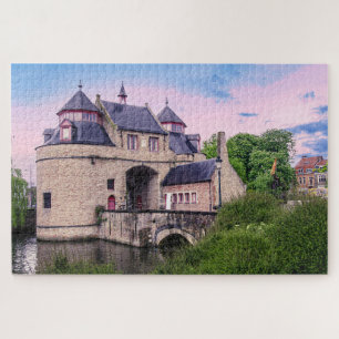 Historic city gate in Bruges Jigsaw Puzzle