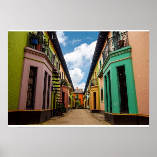Historic Colorful Buildings Poster