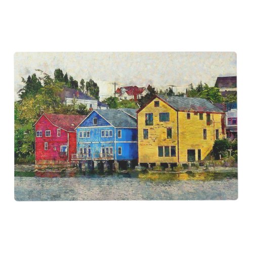 Historic Coupeville Washington Waterfront Placemat