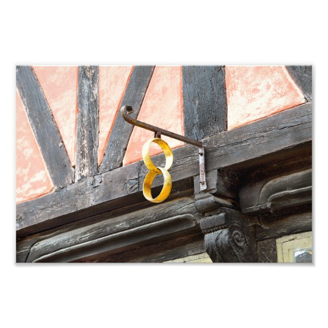 Historic Danish Jewelry Store Sign (Front)