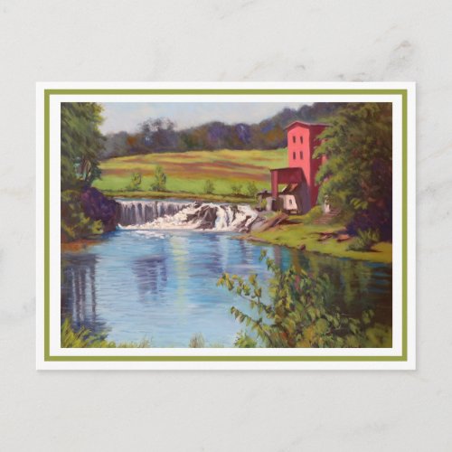 Historic Dillard Mill on Missouri Ozark Creek Post Postcard