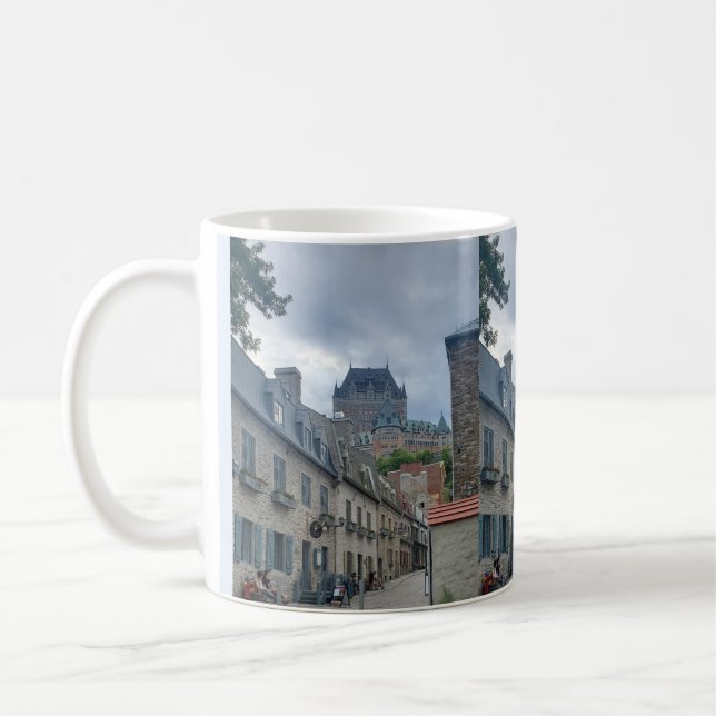 Historic district in Quebec City          Coffee Mug (Left)