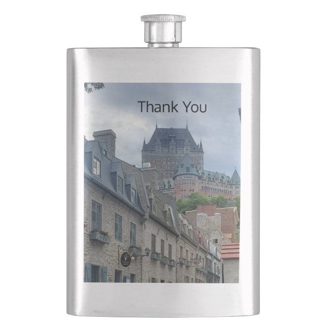 Historic district in Quebec City        Flask (Front)
