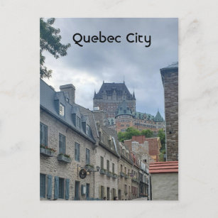 Historic district in Quebec City              Holiday Postcard