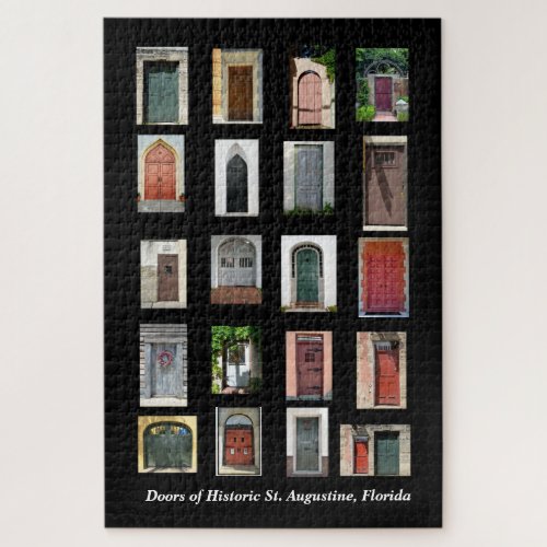 Historic Doors of St Augustine Florida Jigsaw Puzzle