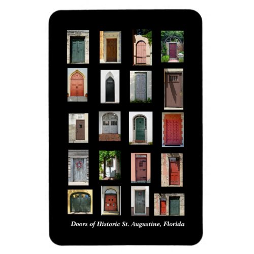 Historic Doors of St Augustine Florida Magnet