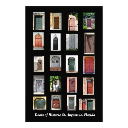 Historic Doors of St Augustine Florida Photo Print