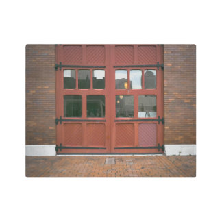Historic Double Door Metal Print