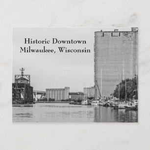 Historic Downtown Milwaukee Wisconsin Postcard