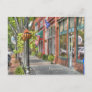 Historic Downtown Norcross: S. Peachtree St. Scene Postcard