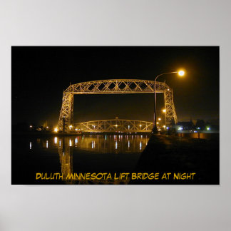 Historic Duluth Minnesota Lift Bridge Poster