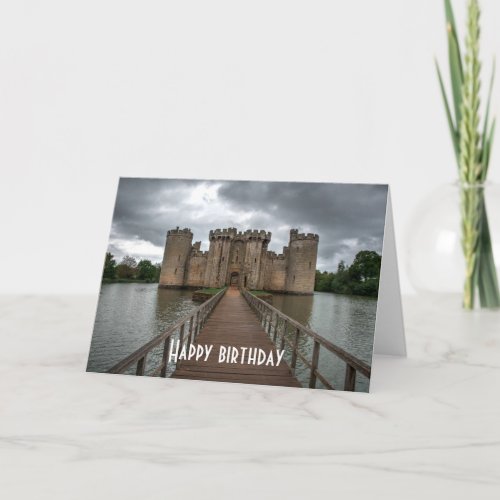 Historic English Castles Bodiam Castle Sussex Card