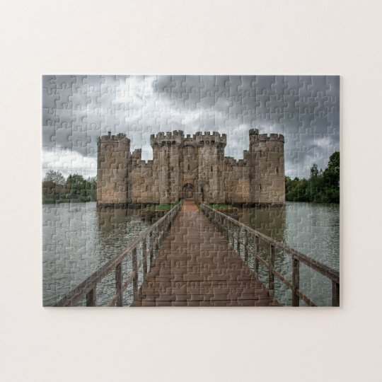 Historic English Castles Bodiam Castle Sussex Jigsaw Puzzle | Zazzle.com