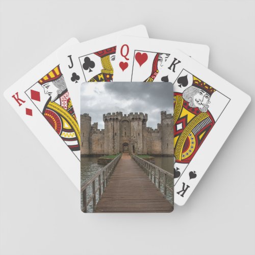 Historic English Castles Bodiam Castle Sussex Poker Cards