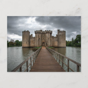 Historic English Castles Bodiam Castle Sussex Postcard