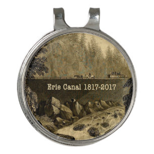 Historic Erie Canal Bicentennial Years Golf Hat Clip