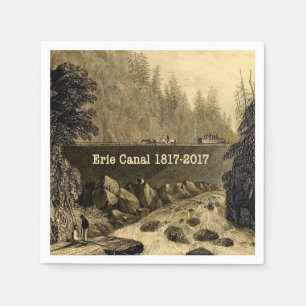 Historic Erie Canal Bicentennial Years Napkins