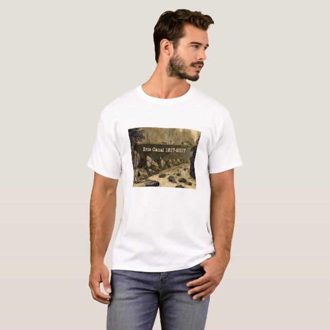 Historic Erie Canal Bicentennial Years T-Shirt (Front Full)