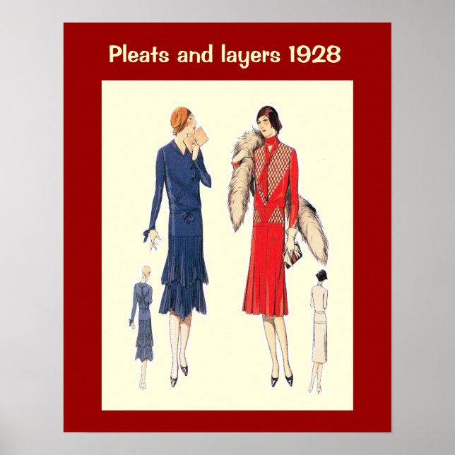 Historic Fashion 1928 Poster (Front)