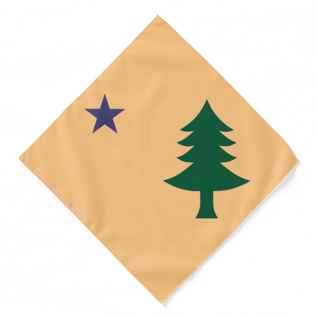Historic Flag of Maine (1901–1909) Bandana (Front)