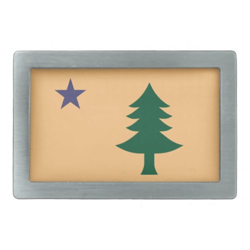 Historic Flag of Maine 19011909 Belt Buckle