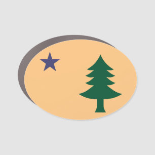 Historic Flag of Maine (1901–1909) Car Magnet