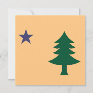 Historic Flag of Maine (1901–1909) Card