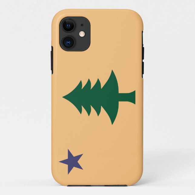 Historic Flag of Maine (1901–1909) Case-Mate iPhone Case (Back)