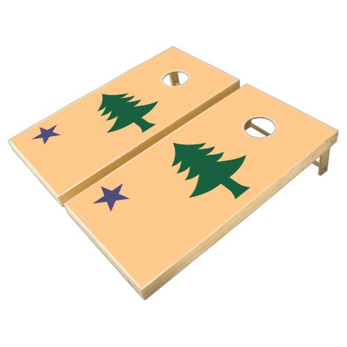 Historic Flag of Maine 19011909 Cornhole Set