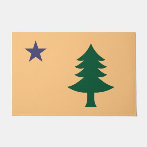 Historic Flag of Maine 19011909 Doormat
