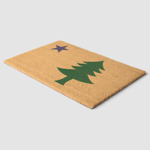 Historic Flag of Maine (1901–1909) Fiber Doormat
