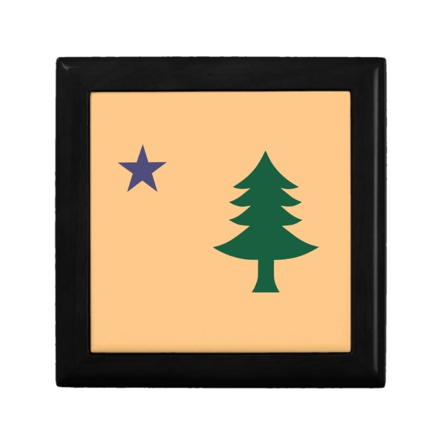 Historic Flag of Maine (1901–1909) Gift Box (Front)
