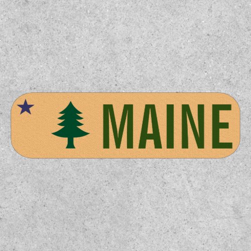 Historic Flag of Maine 1901â1909 Patch