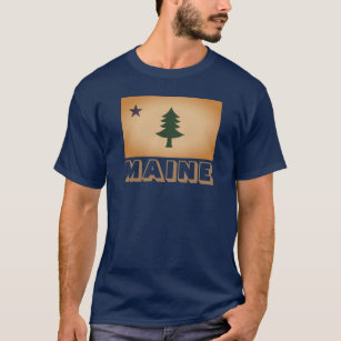 Historic Flag of Maine (1901–1909) T-Shirt