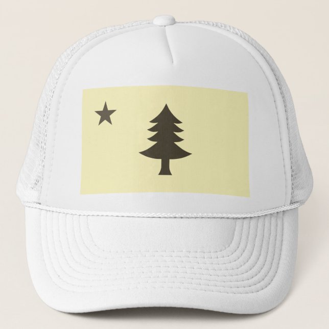Historic Flag of Maine (1901–1909) Trucker Hat (Front)