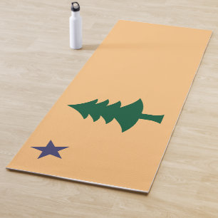 Historic Flag of Maine (1901–1909) Yoga Mat