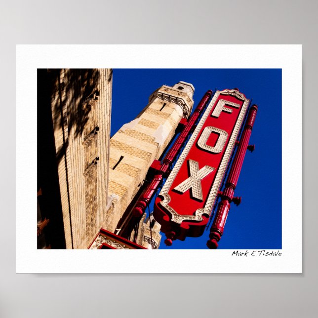 Historic Fox Theatre in Atlanta Georgia - Small Poster (Front)