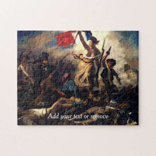 Historic French Liberty Leading the People 1830 Jigsaw Puzzle