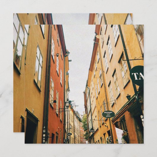 Historic Gamla Stan, Old Town of Stockholm (Front/Back)