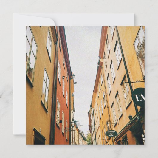 Historic Gamla Stan, Old Town of Stockholm (Back)