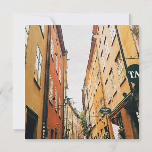 Historic Gamla Stan, Old Town of Stockholm (Front)