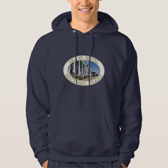 Historic Grand Hotel on Mackinac Island, Michigan Hoodie (Front)