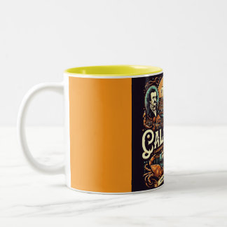 Historic Harbor, Hungry Hearts, & Haunting Tales  Two-Tone Coffee Mug