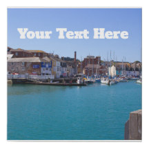 Historic Harbor Seaside Charm - Faux Wrapped Canv